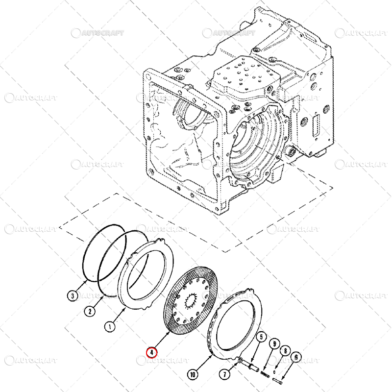 DISC FRANA IN BAIE DE ULEI CASE IH, MC CORMICK Ø 300 MM - Z=16 [2]