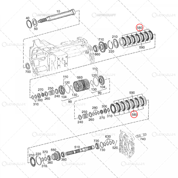 DISC FRICTIUNE 118/112 X 78 X 2mm 30Z CASE IH [2]