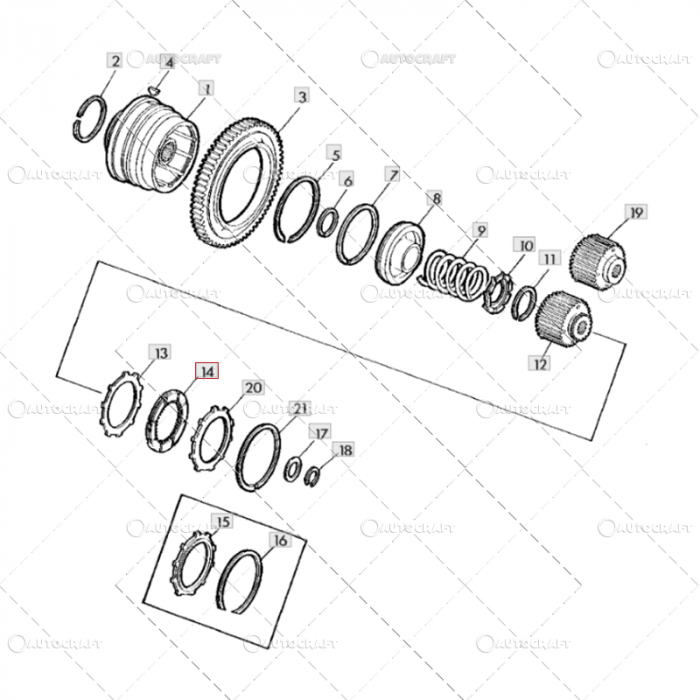 DISC FRICTIUNE PRIZA PUTERE JOHN DEERE 1.6 MM [2]