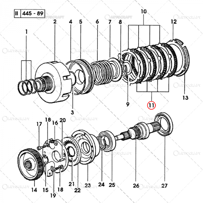 DISC FRICTIUNE PRIZA PUTERE SAME, LAMBORGHINI, HURLIMANN [2]
