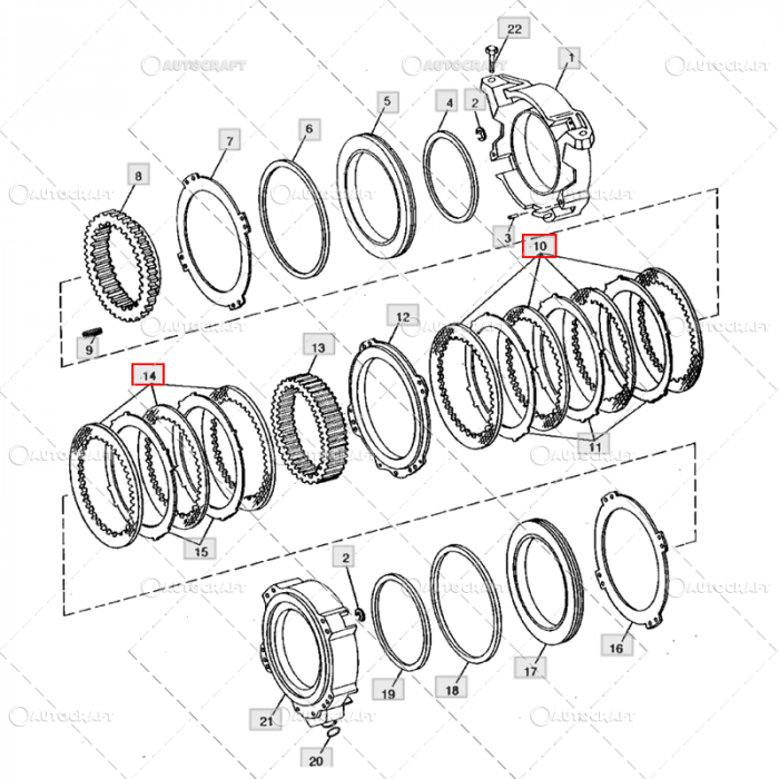 DISC FRICTIUNE TRANSMISIE JOHN DEERE [2]