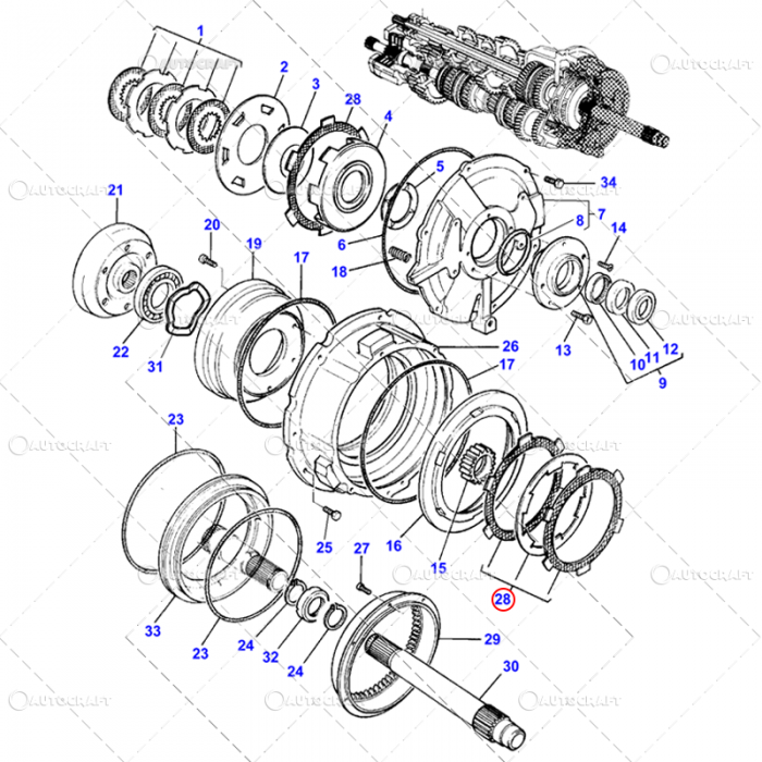 DISC INTERMEDIAR DYNASHIFT MASSEY FERGUSON [2]