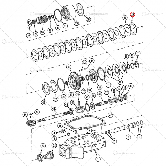 DISC CUPLARE 4X4 TRANSMISIE FATA CASE IH [2]