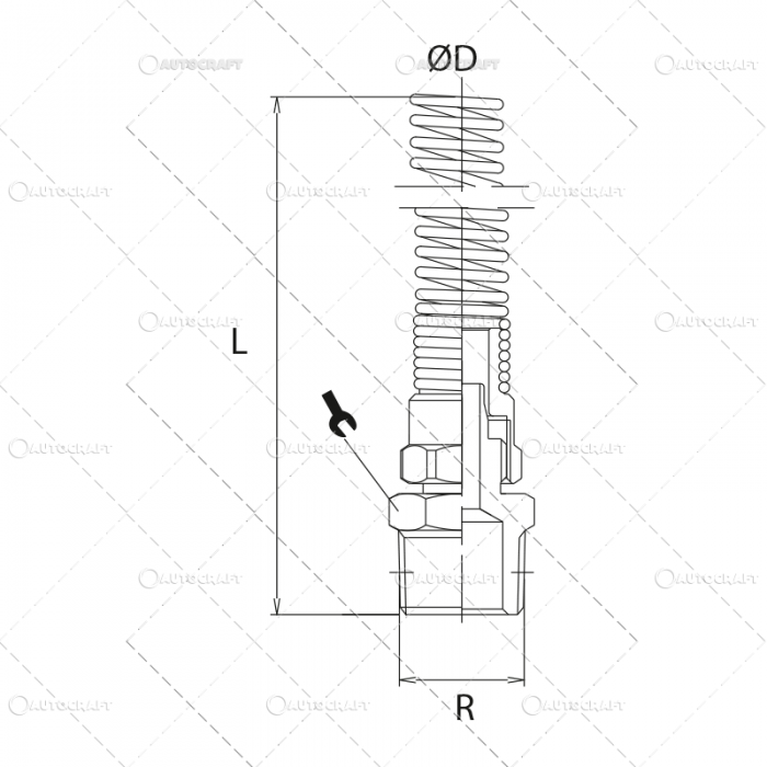 ELEMENT CUPLA RAPIDA FURTUN SPIRALA PNEUMATIC [2]