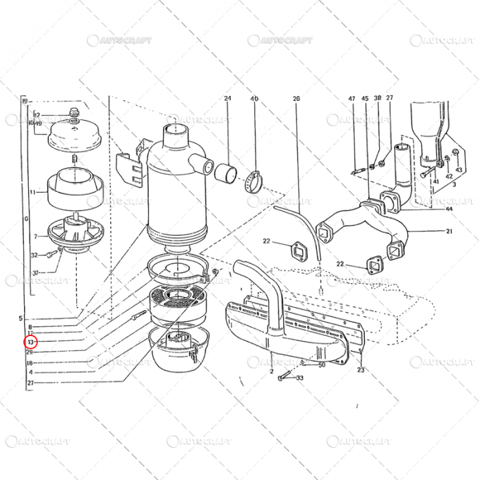 ELEMENT SITA FILTRU DE AER UTB TRACTOR U650 115.05.040 [3]
