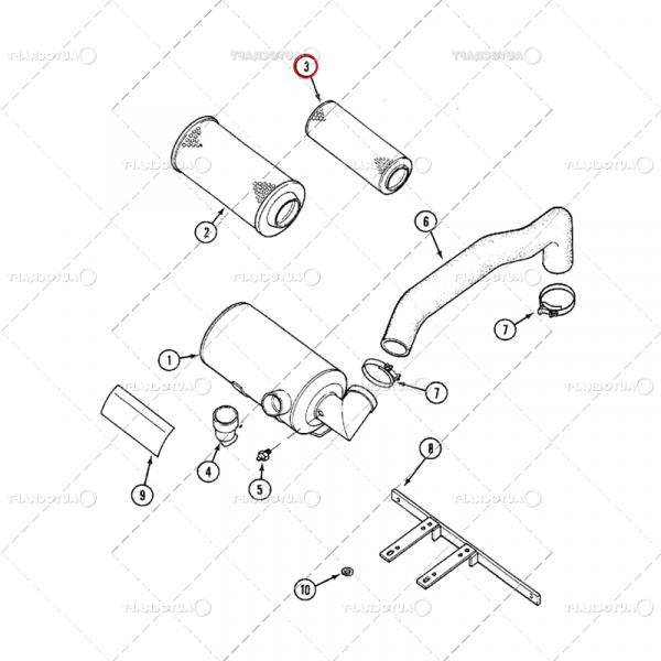 FILTRU AER INTERIOR FENDT, CASE IH, CLAAS [2]