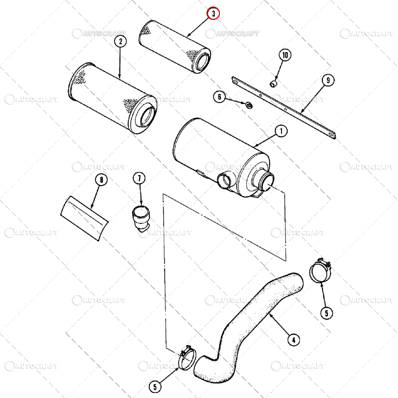FILTRU AER INTERIOR FENDT, CASE IH, CLAAS [2]