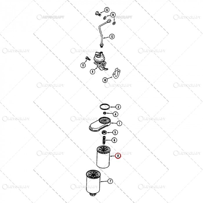 FILTRU COMBUSTIBIL CASE IH [2]