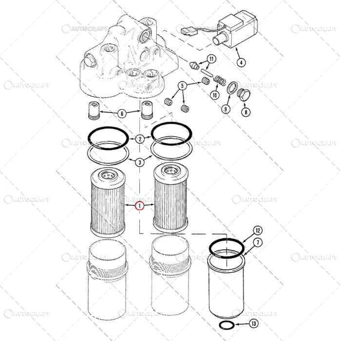 FILTRU HIDRAULIC CASE IH [3]