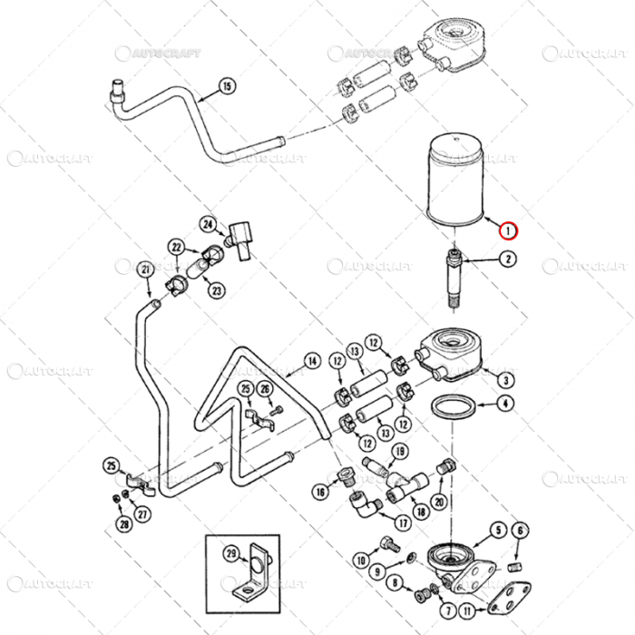 FILTRU ULEI MOTOR CASE IH [2]