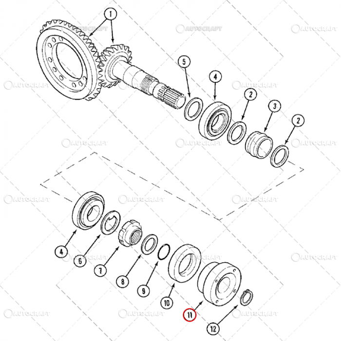 FLANSA CUPLARE GRUP CONIC FATA CASE IH [3]