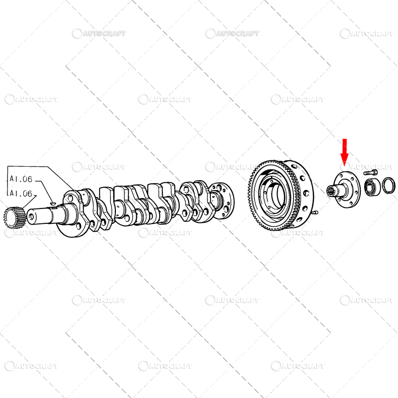 FLANSA VOLANTA FIAT SOMECA 1300, 1300 DT [2]