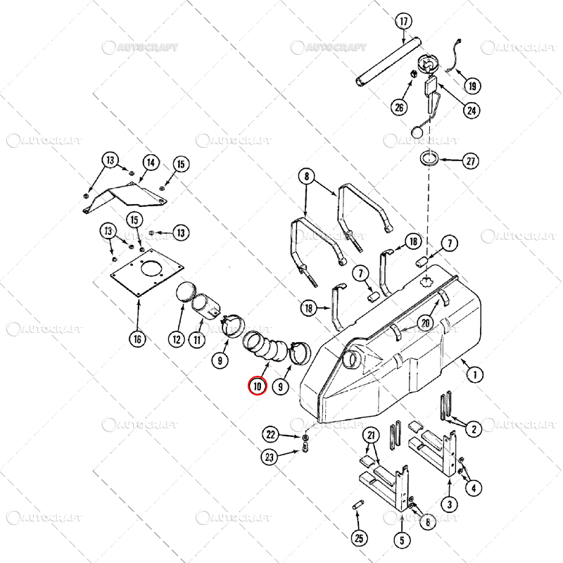FURTUN UMPLERE REZERVOR CASE IH [2]
