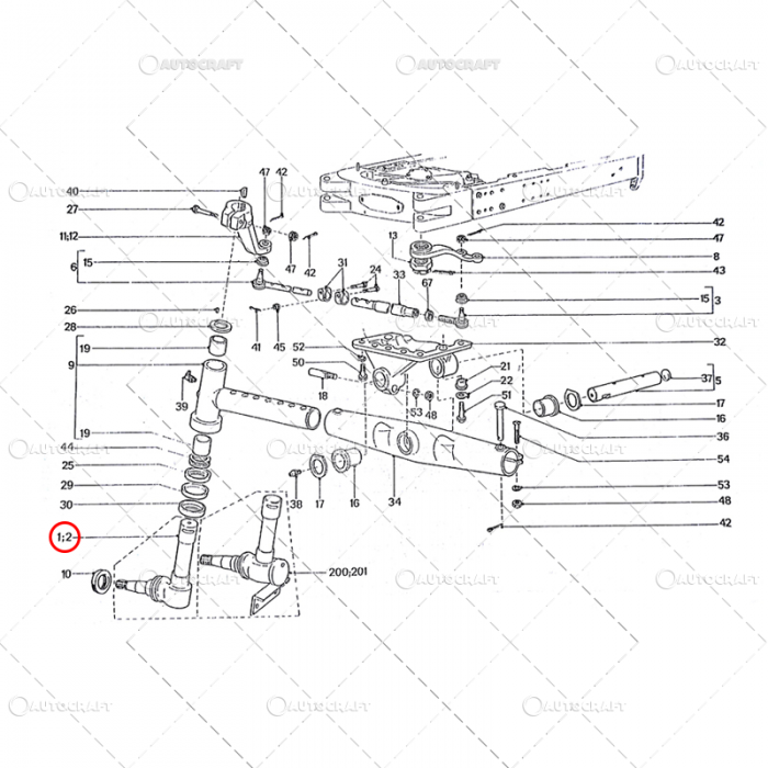 FUZETA DREAPTA CU PIULITA UTB TRACTOR U650 38.30.011 [2]