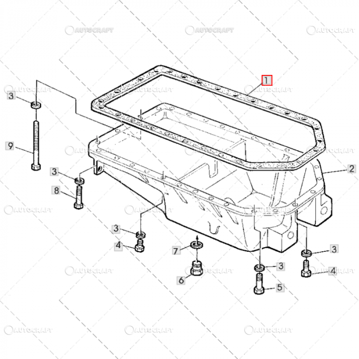 GARNITURA BAIE ULEI MOTOR 4 PISTOANE JOHN DEERE [2]