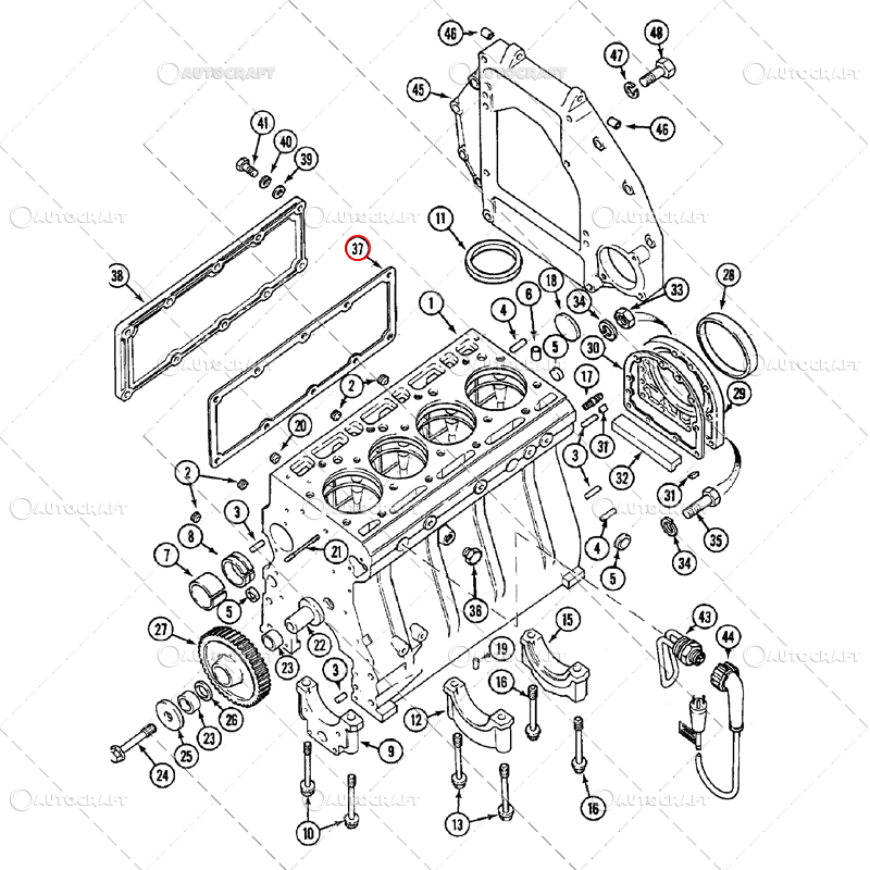 GARNITURA CAPAC LATERAL CASE IH [2]