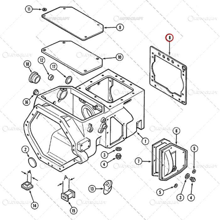 GARNITURA CARCASA CUTIE VITEZA CASE IH [2]