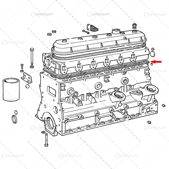 GARNITURA CHIULASA 1.35MM FIAT 103 MM [2]