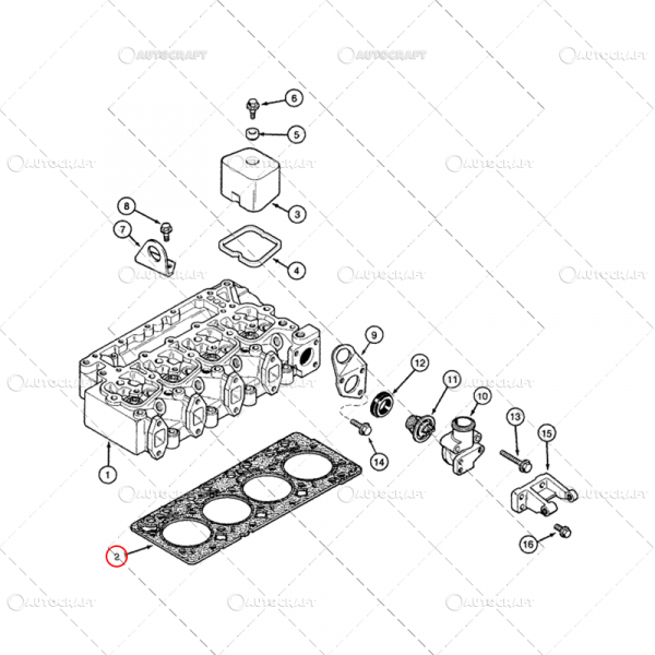 GARNITURA CHIULASA CASE IH, MAXXUM, CUMMINS [2]