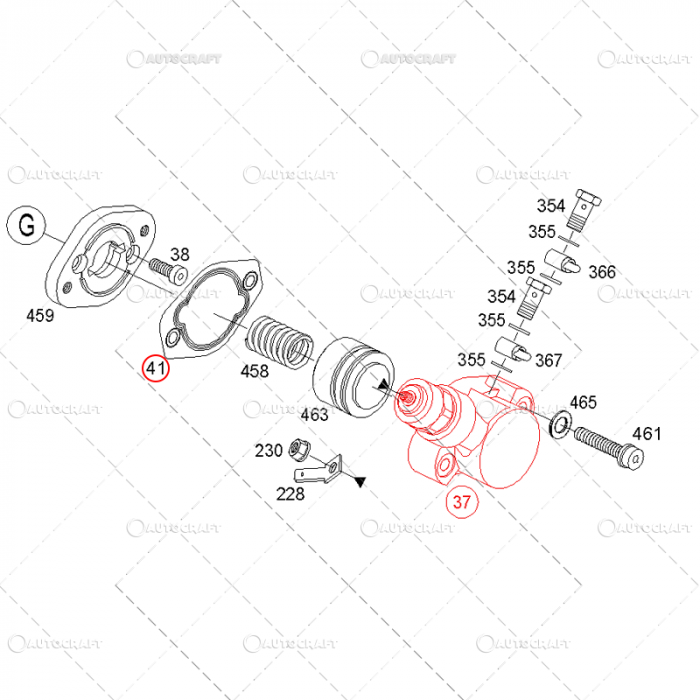 GARNITURA POMPA DE INJECTIE NEW HOLLAND, CASE IH, BOSCH [2]