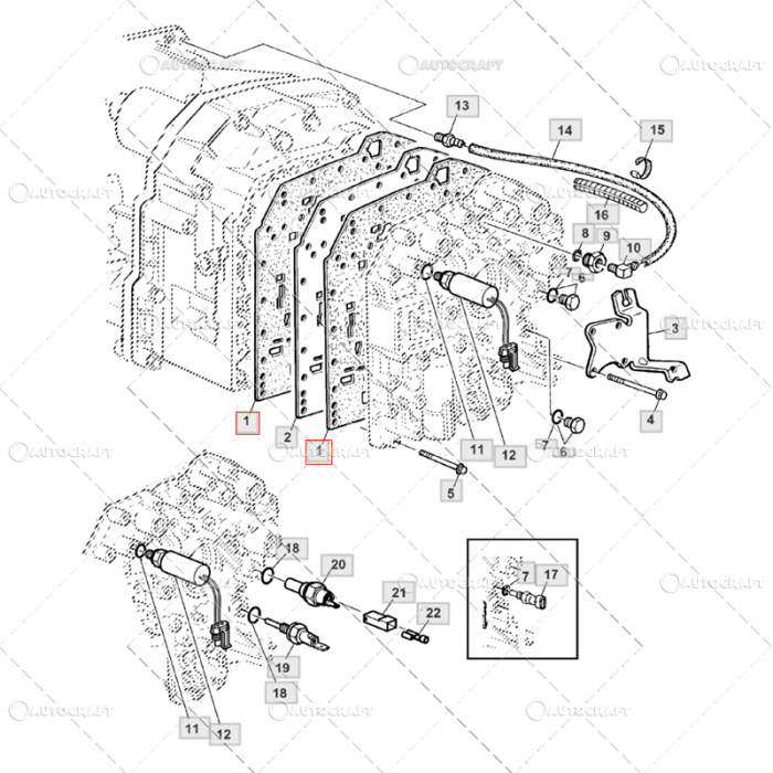 GARNITURA TRANSMISIE JOHN DEERE [2]