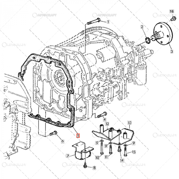 GARNITURA TRANSMISIE JOHN DEERE [2]