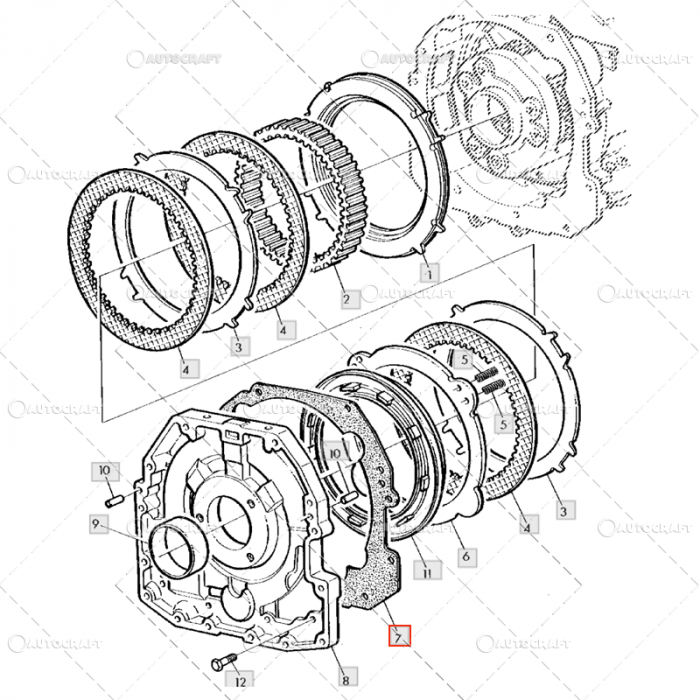 GARNITURA TRANSMISIE JOHN DEERE [2]