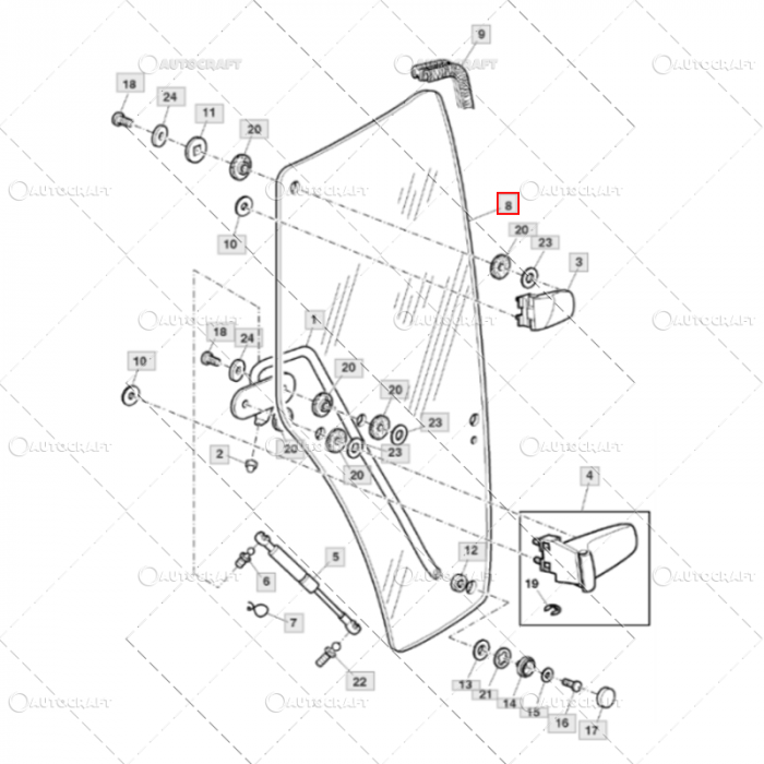 GEAM USA STANGA JOHN DEERE [2]