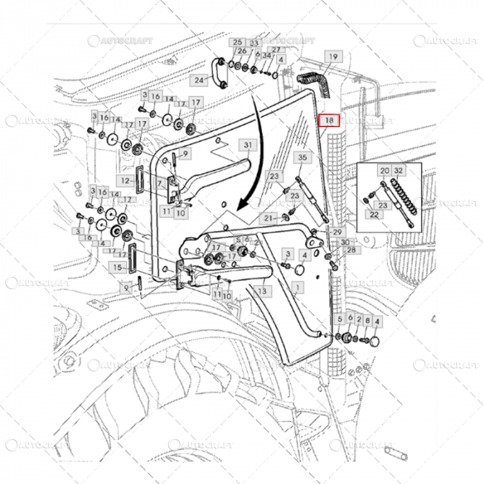 GEAM USA STANGA JOHN DEERE [2]