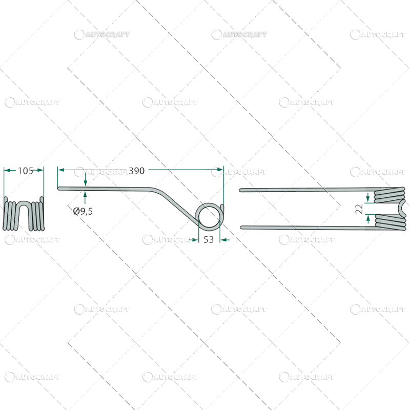GHEARA ELASTICA GREBLA ROTATIVA FELLA [2]