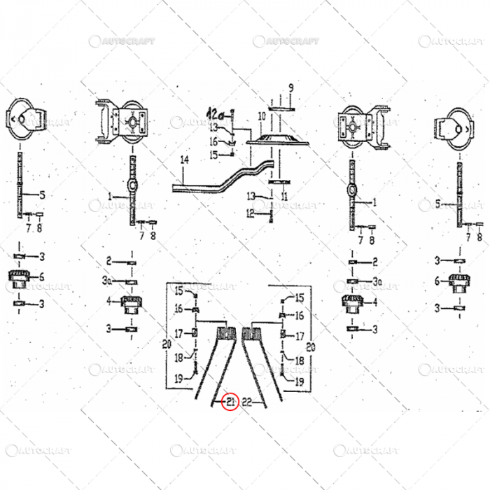 GHEARA ELASTICA GREBLA ROTATIVA NIEMEYER [5]