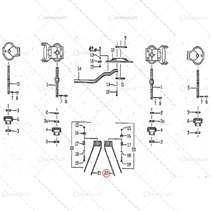 GHEARA ELASTICA GREBLA ROTATIVA NIEMEYER [3]