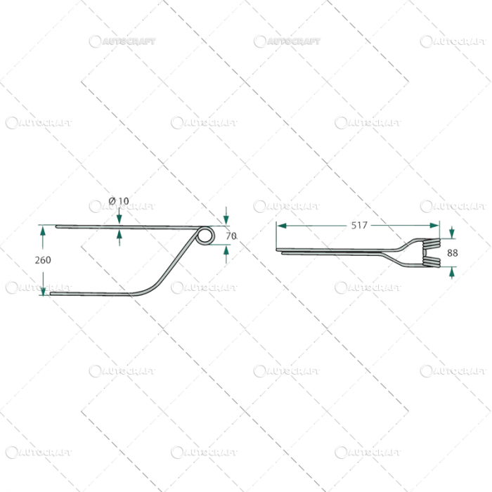 GHEARA ELASTICA GREBLA ROTATIVA NIEMEYER TWIN [2]
