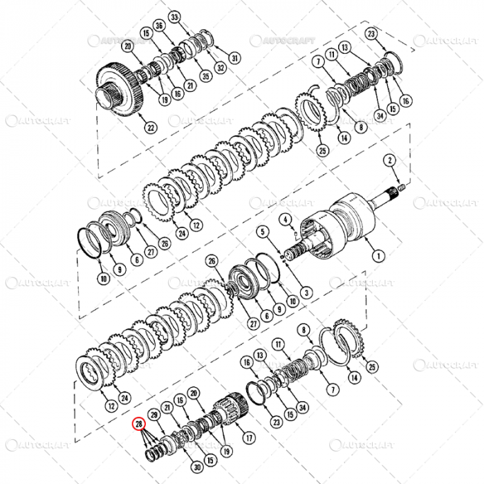 INEL AMBREIAJ TRANSMISIE MC CORMICK, CASE IH, MAXXUM, MX [2]