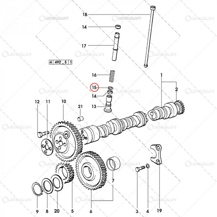 INEL DISTANTARE SIMERING TIJA CULBUTORI SAME, LAMBORGHINI, HURLIMANN [2]
