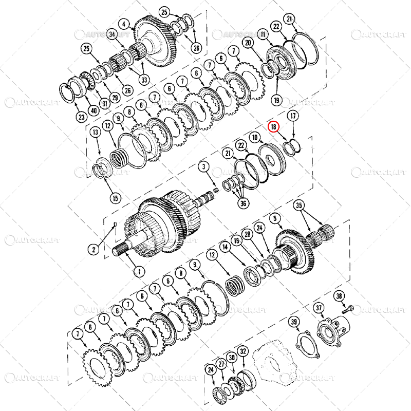 INEL TRANSMISIE PISTON CASE IH, MAXXUM, MX 44.2X50.7X3.1 MM [2]