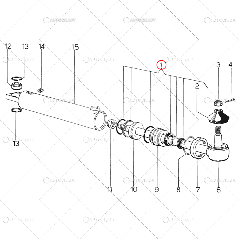 KIT REPARATIE CILINDRU DIRECTIE SAME, LAMBORGHINI [2]