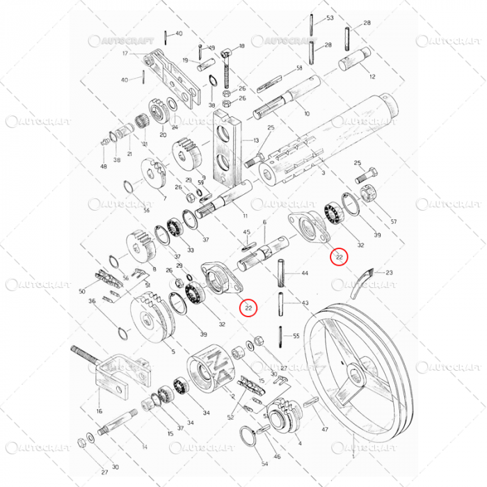 LAGAR AX FULIE MARE CULEGATOARE PORUMB SIP 128x78x28 [2]