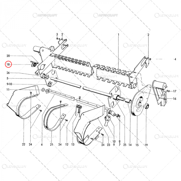 LAGAR COMPLET PRESA BALOTI WELGER, CLAAS [2]