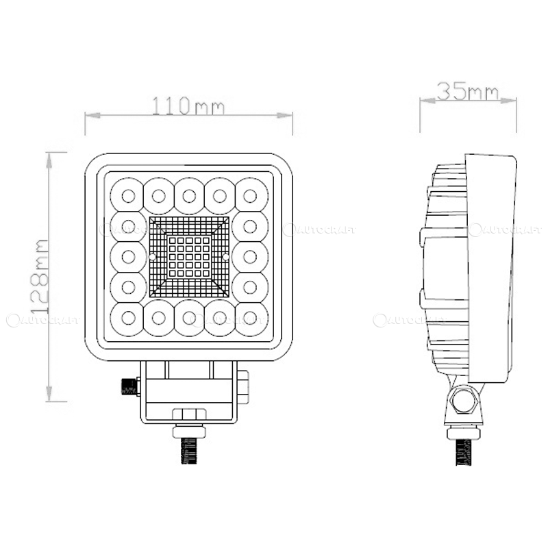 LAMPA LED (41*3W) 12-24V 12300LM FLOOD [3]