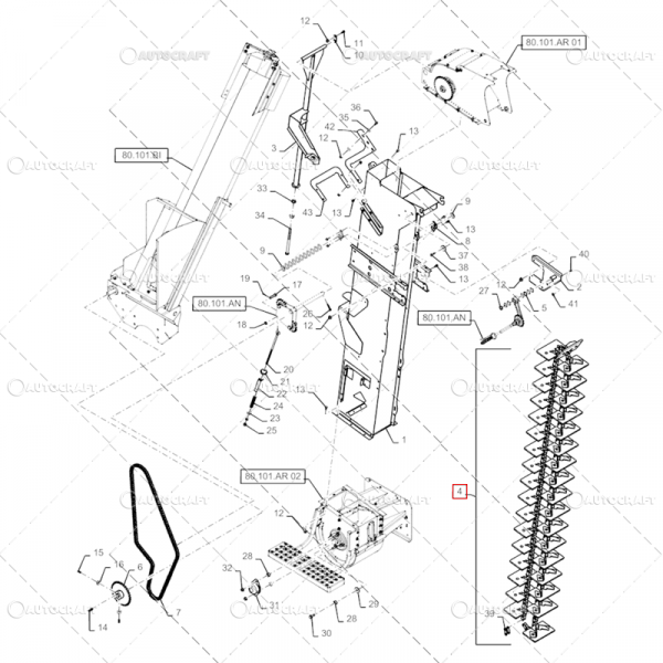 LANT ELEVATOR BOABE COMBINA CASE IH [2]