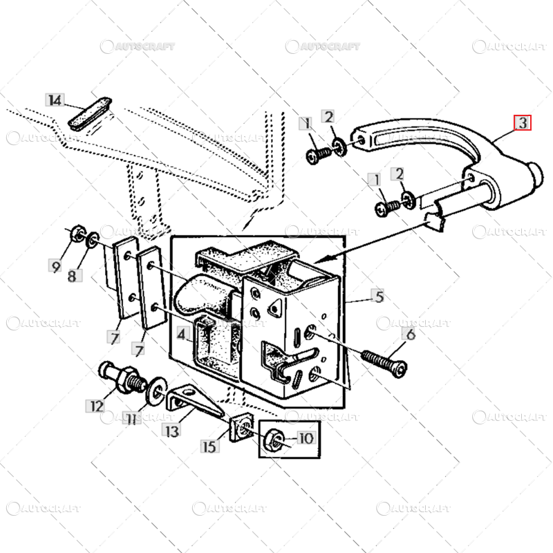 MANER USA STANGA SAU DREAPTA JOHN DEERE CABINA SG2, MC1 [3]