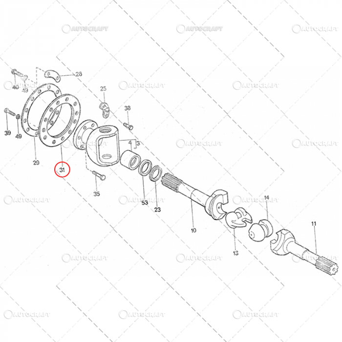 MANSON GARNITURA CAPAC GRUP FATA FIAT DT DTC 42.55.590 [2]