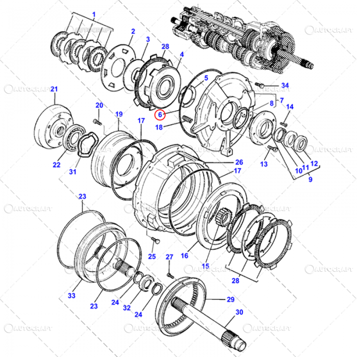 ORING AMBREIAJ TRANSMISIE MASSEY FERGUSON [2]