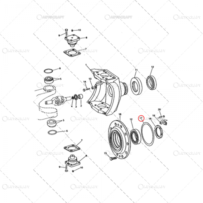 ORING ROATA FATA JOHN DEERE 83927797, L40317 [2]