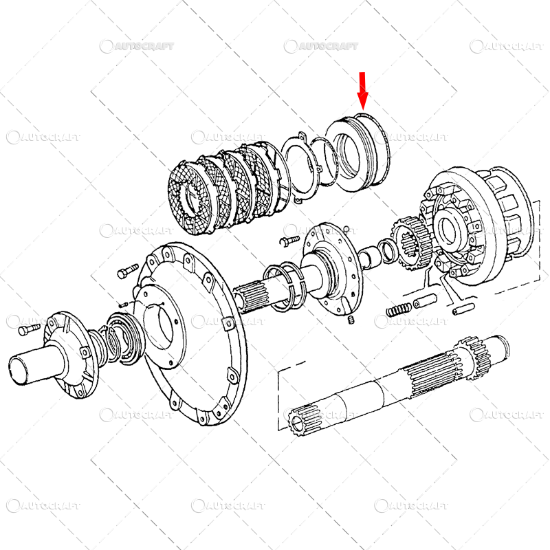 ORING TRANSMISIE CASE IH, FIAT, FORD, NEW HOLLAND, STEYR, HI-LO Ø 134.5 X 142 X 3.2 MM [2]