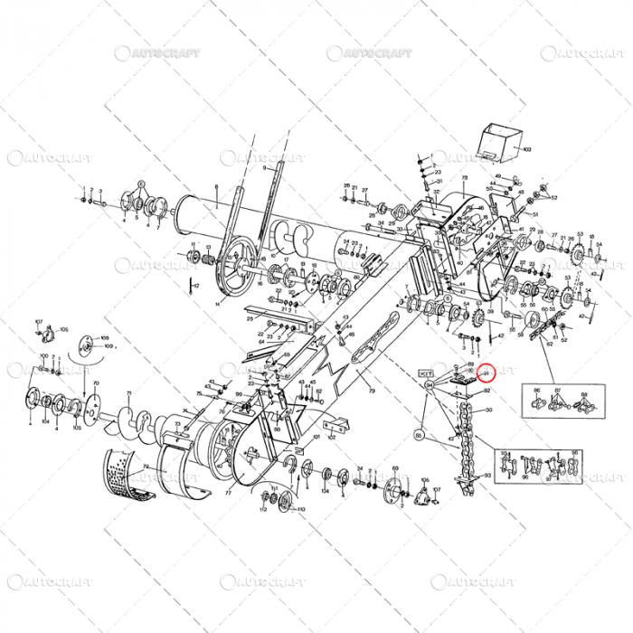PALETA CAUCIUC CUPA LANT ELEVATOR COMBINA NEW HOLLAND, LAVERDA [4]