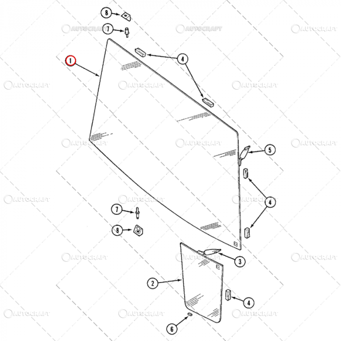 PARBRIZ CASE IH CABINA XL [2]