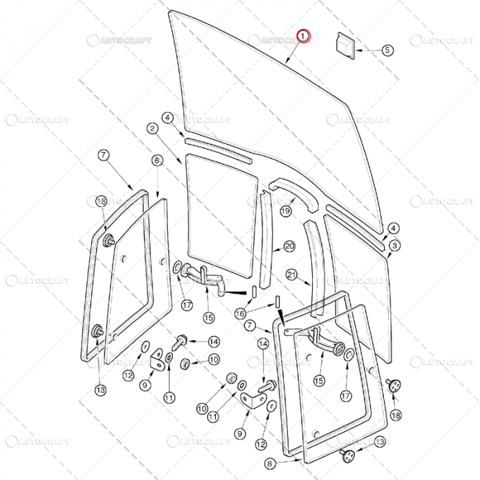 PARBRIZ CASE IH, MC CORMICK [2]