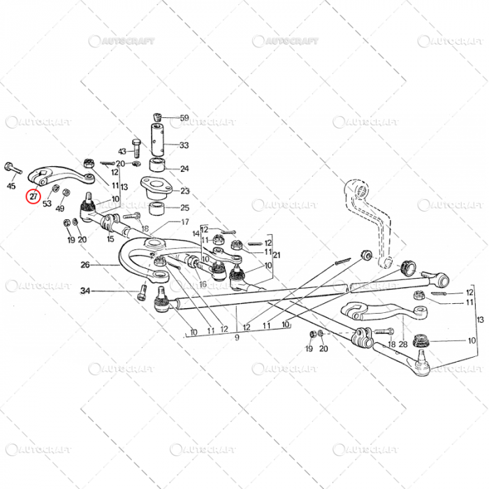 PARGHIE DIRECTIE DREAPTA TRACTOR U445 40.30.103 [3]